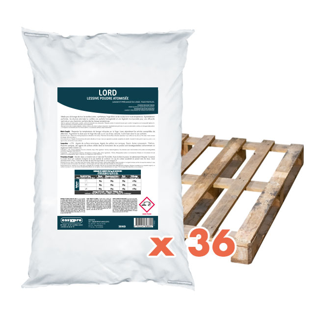 Lessive Poudre Lord Palette 36 Sacs De 20 Kg Meilleur Prix Easypro