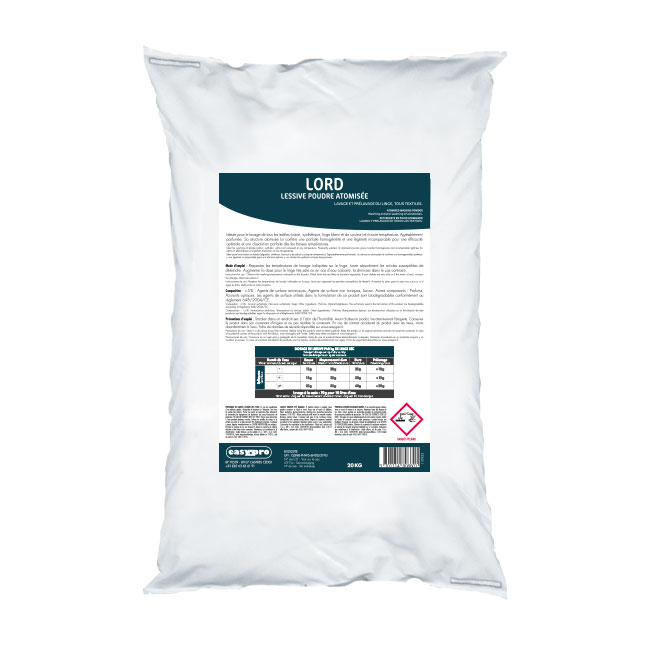 Lessive Poudre Lord Palette 36 Sacs De 20 Kg Meilleur Prix Easypro